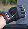 Рукавички для фітнесу MadMax MFG-269 Professional Exclusive Black S, фото 3