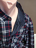 Сорочка чоловіча Glo-story 54-64 р Утеплена чоловіча сорочка Картата сорочка чоловіча Сорочка на флісі, фото 2