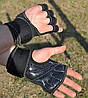 Розпродаж - Рукавички для фітнесу MadMax MFG-303 MAXGRIP neoprene wraps Black/Grey L/XL, фото 8