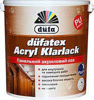 Аква-лак панельний напівматовий 0.75л düfatex Acryl Klarlack Matt