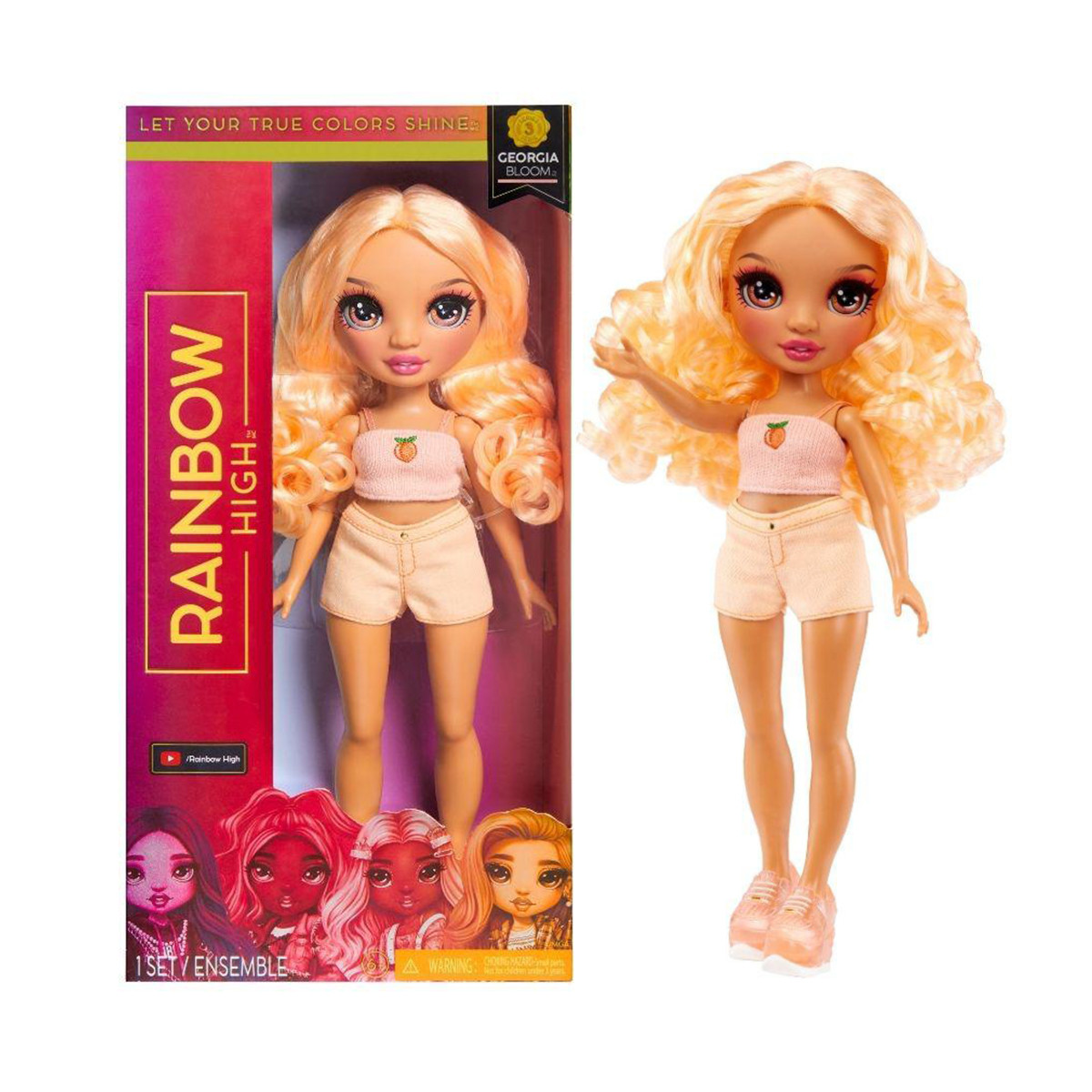 Лялька Rainbow High серії ОРР Персик 987970