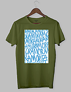 Крута футболка з прикольним принтом "AMORE Blue", фото 3