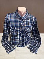Утеплена чоловіча сорочка з флісом 48-56 розміри