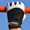 Рукавички для фітнесу MadMax MFG-248 Clasic White XL, фото 10