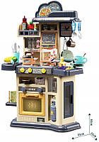 Велика дитяча інтерактивна кухня 80 см на батарейках 46 елементів, фото 3