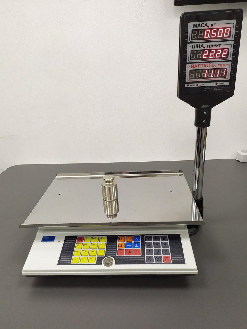 Ваги електронні торгові ВТА-60/15-5D-Ш-АС, фото 1