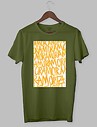 Футболка з прикольним принтом "AMORE Orange", фото 3