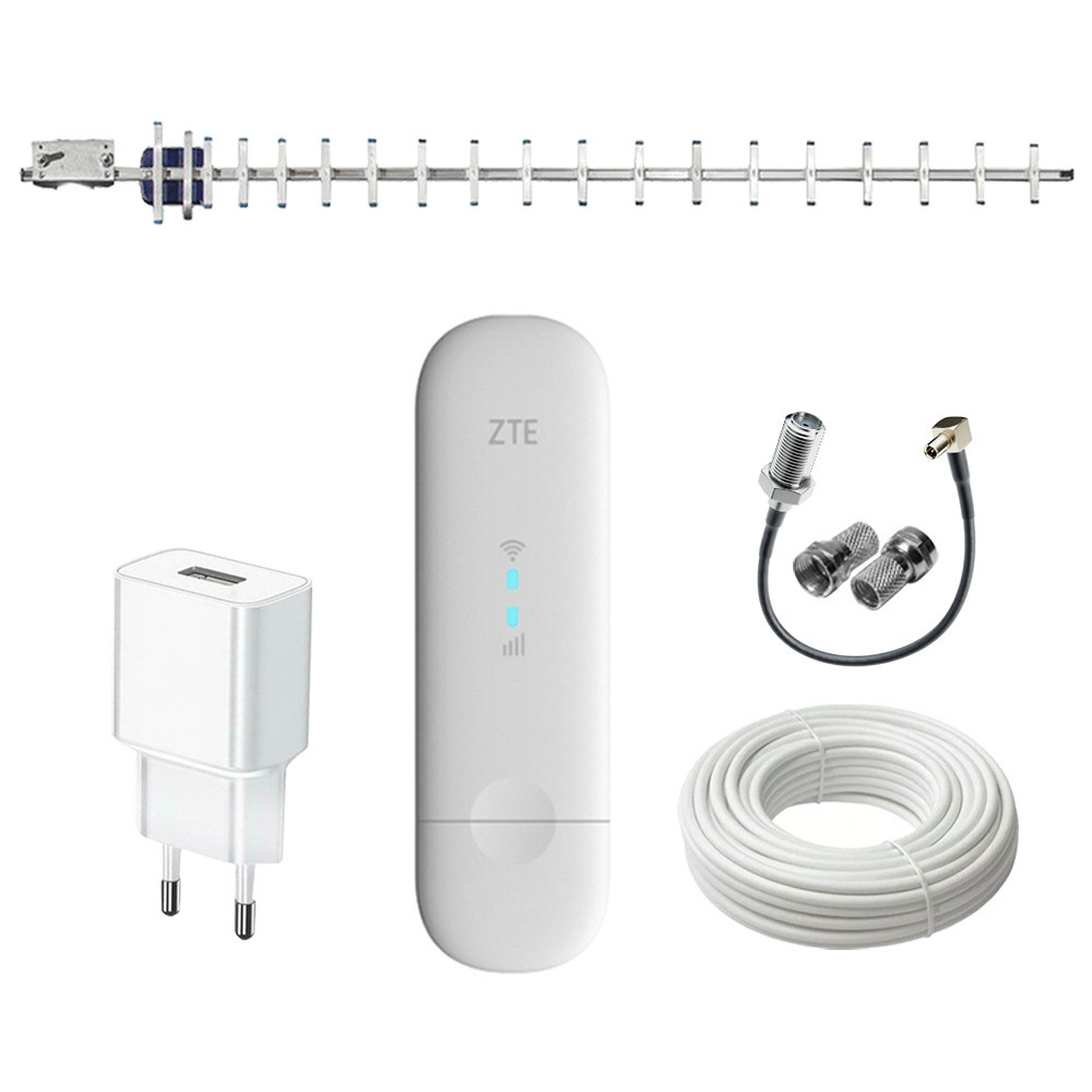4G Комплект для швидкісного інтернету з USB роутером ZTE MF79U плюс антена стріла, фото 1