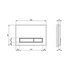 Комплект інсталяції Q-TAP Nest/Jay с унітазом Q-TAP кнопка біла 176970 QT07335177W45141, фото 4