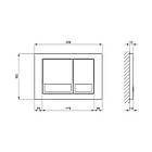 Комплект інсталяції Q-TAP Nest/Scorpio с унітазом Q-TAP кнопка хром 176968 QT1433053EUQW45162, фото 4