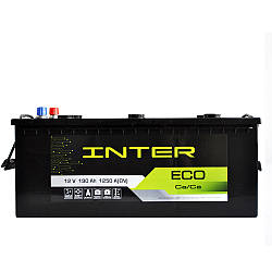 Акумулятор автомобільний INTER Eco 190Ah 1250A L+