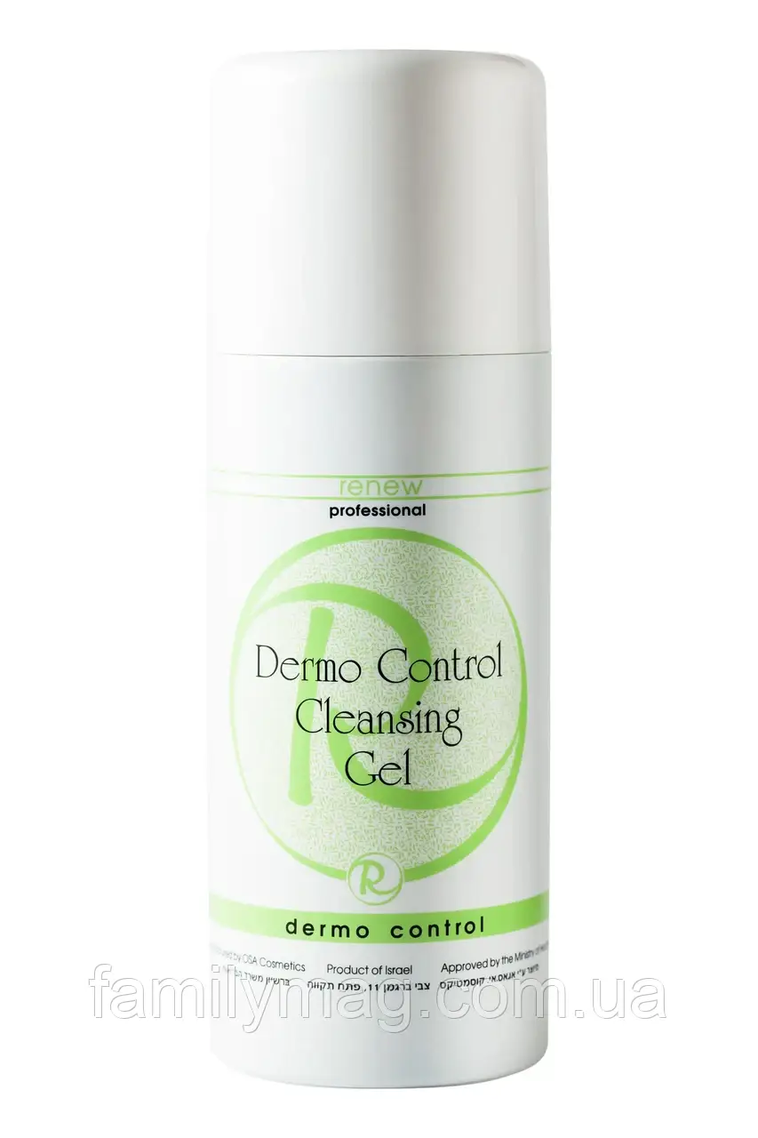 Очищувальний гель для жирної та проблемної шкіри Cleansing Gel DERMO CONTROL RENEW Об'єм 500 мл