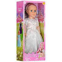 Большая кукла 46 см в наряде Принцессы с красивыми косичками Defa Lucy 5503 Белое