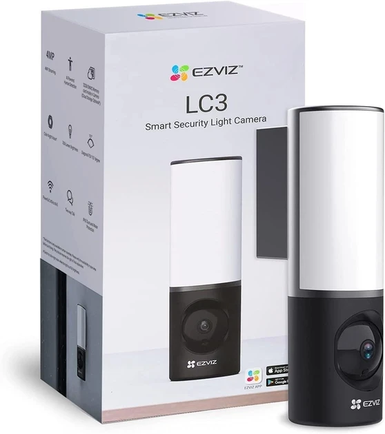 Вулична WIFI-камера відеоспостереження EZVIZ LC3 2K камера відеоспостереження з ліхтарем, фото 1