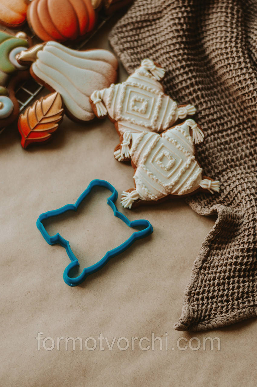 3D-формочки-вирубки для пряників "Подушка 2", фото 1