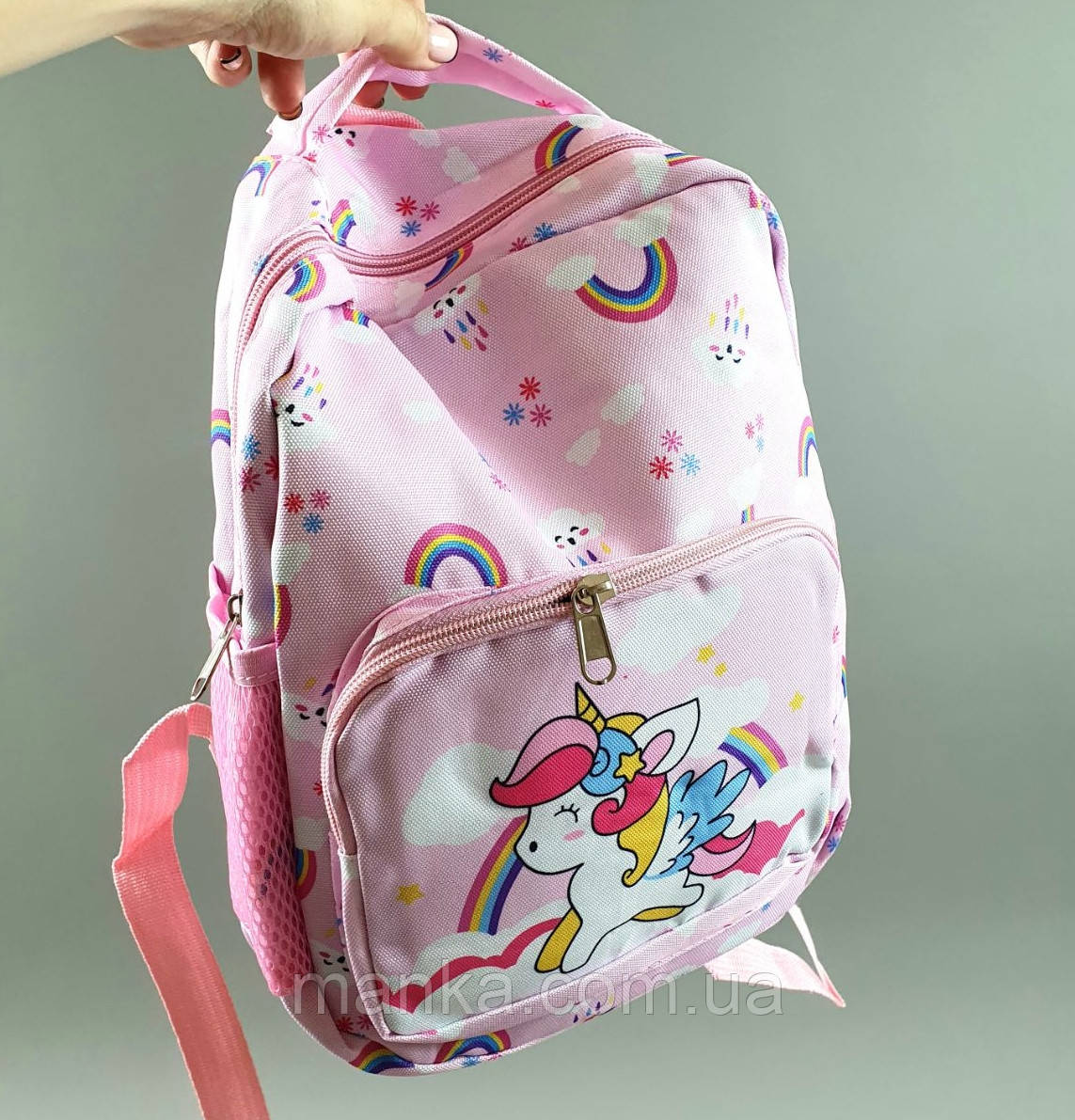 Рюкзак Єдиноріг рожевий С 60613  30*4*30 см., фото 1