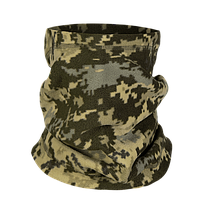 Camotec шарф-труба FIX FLEECE 260 ММ14, военный шарф, флисовый шарф пиксель, армейский шарф труба теплый