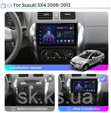 Junsun 4G Android магнитола для Suzuki SX4 2006-2013 For Fiat Sedici 2005-2014