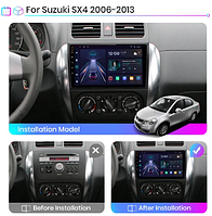 Junsun 4G Android магнитола для Suzuki SX4 2006-2013 For Fiat Sedici 2005-2014