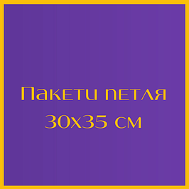 Пакети з петлевою ручкою 30x35 см 25 шт