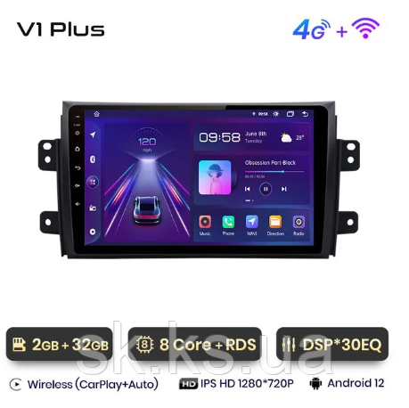 Junsun 4G Android магнитола для Suzuki SX4 2006-2013 For Fiat Sedici ...