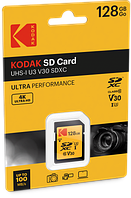 ТОП - Карта памяти Kodak SD 128 GB (U3/V30/A1)