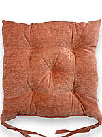 Подушка на стул 40х40 в персиковом цвете NOIR 17