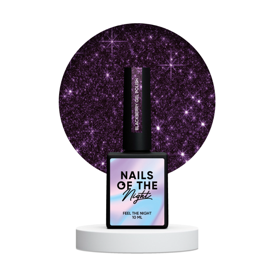 NAILSOFTHENIGHT Grenadine — бордовий світловідбивний гель-лак, 10 мл