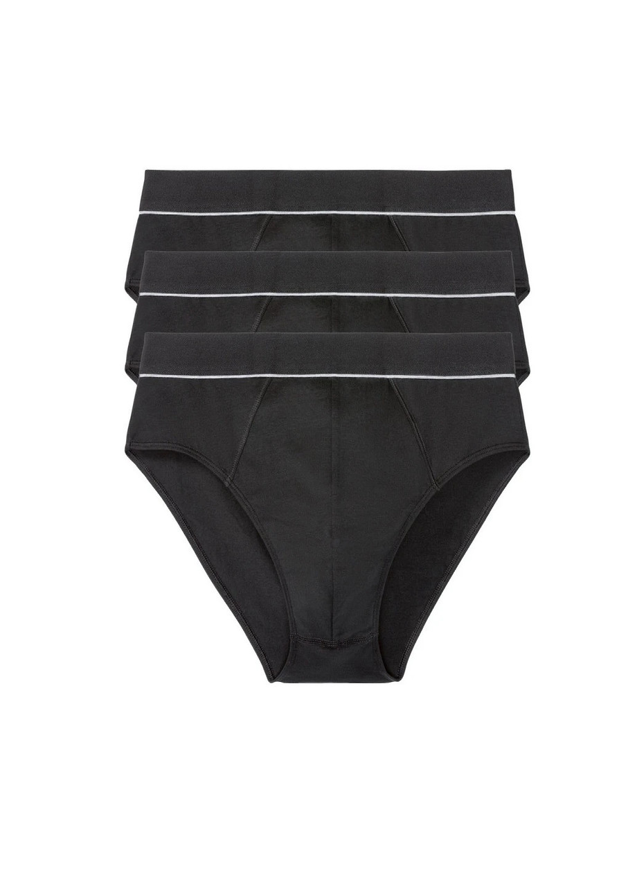 Комплект труси сліп із 3 штук, розмір S, колір чорний