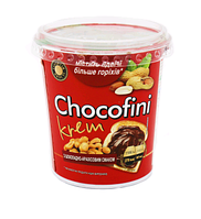 Шоколадная крем-паста арахисовая CHOCOFIN вкусная натуральная намазка сладкая 400г 12шт в упаковке