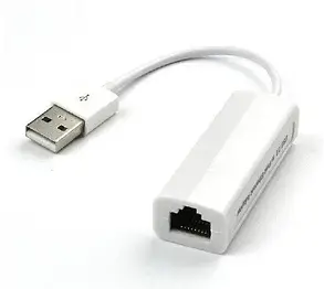 Адаптер USB / LAN (со шнуром) USB сетевая карта адаптер LAN ethernet RJ45, фото 1