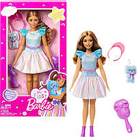 Кукла моя первая Барби Малибу Тереза с зайчиком брюнетка 34 см My First Barbie Malibu mattel HLL21