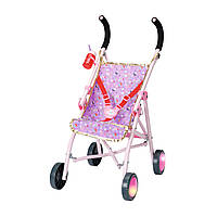 Коляска для куклы со светящимися колесами BABY BORN серии "День Рождения" - ЯРКИЕ ОГОНЬКИ (складная,