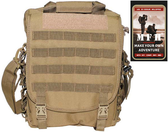 Универсальная тактическая сумка-рюкзак "Molle" койот MFH 30697R - фото 2 - id-p348045206