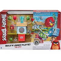 Angry Birds Ігрова фігурка ANB Medium Playset (Pig City Build &#039;n Launch Playset)