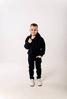 Детский теплый спортивный костюм для мальчика, трехнитка на флисе 146