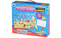 Пазлы для детей, детские пазлы, Крупные пазлы для маленьких Same Toy Пазл-раскраска Підводний світ