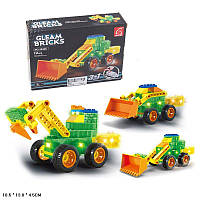 Світиться конструктор Gleam Bricks, 73 дет, в кор 18*13,5*4,5 см, Дитячі конструктори