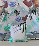 Намет дитячий Вігвам для дітей курінь для ігор М'ятний бум БОН БОН Повний комплект!, фото 5