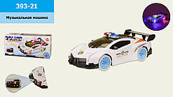 Дитяча поліцейська машина іграшка на батарейках, світло, звук, проектор, Поліцейські машини