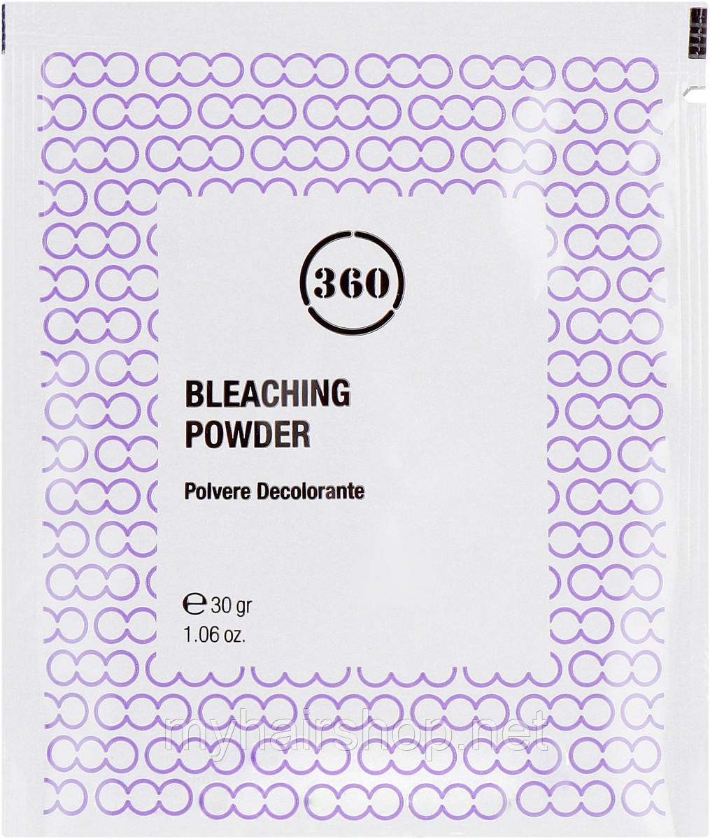 Освітлювальна пудра антижовта для волосся Kaaral 360 Bleaching Powder 30 г (саше), фото 1