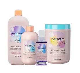 Набір для зрілих і рідкого волосся Inebrya Ice Cream Age Hair Therapy Lift Kit 1000/1000/300/100 мл.