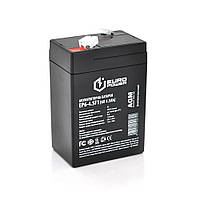 Аккумуляторная батарея EUROPOWER AGM EP6-4.5F1 6 V 4.5 Ah ( 70 x 47 x  100 (105) )  Black Q20
