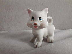 Статуетка біле кошеня, фарфор