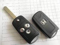 Ключ Honda Accord VIII 2009-2012, Crv 2010 выкидной 3 кнопки, с чипом id46 (pcf7936), TLO-GO - 433 Мhz