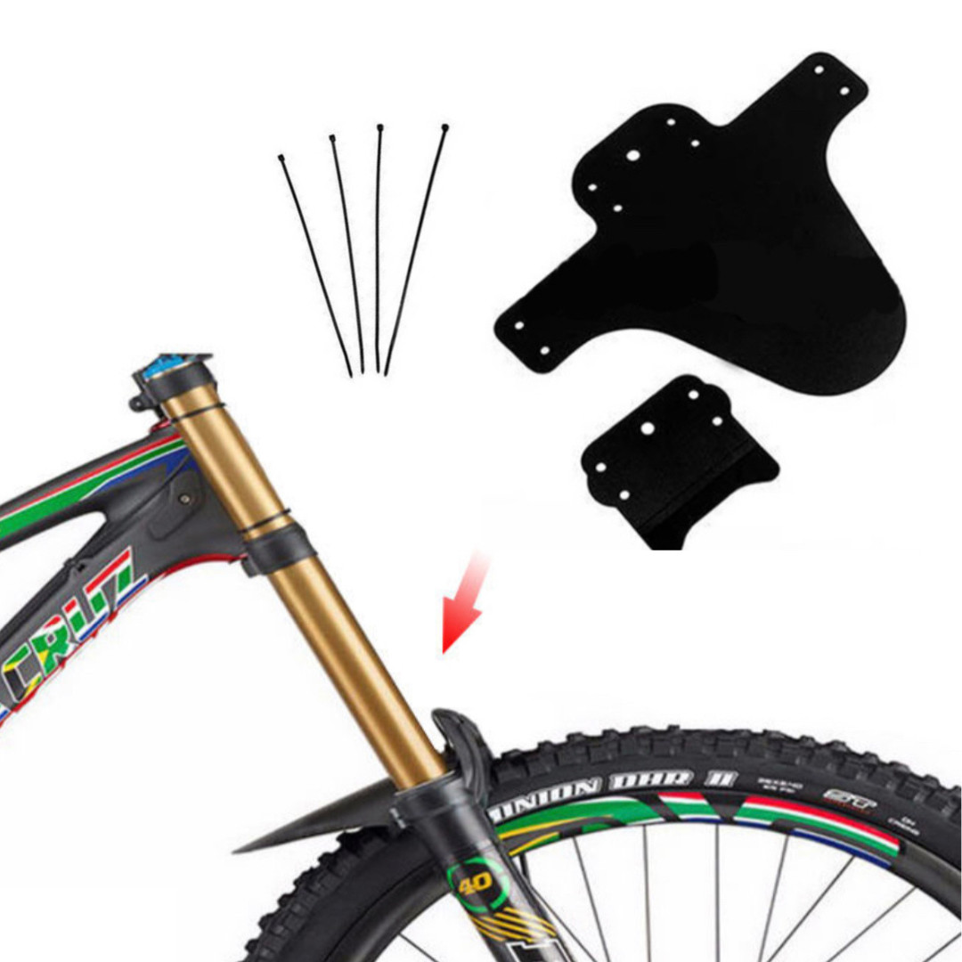 Крило бризковик для велосипеда в чорному кольорі