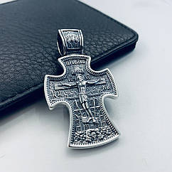 Срібний православний крестик