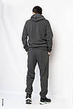 5970-32 Спортивний костюм чоловічий тринитка на флісі норма (5 од: 48,50,52,54,56), фото 2