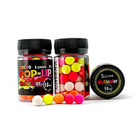 Бойли плаваючі Grandcarp Amino Pop-Up Multicolor 5 colors 10mm 50шт (PUP252)