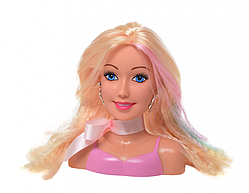 Лялька манекен для створення зачісок DEFA 8401 з аксесуарами (Рожевий)